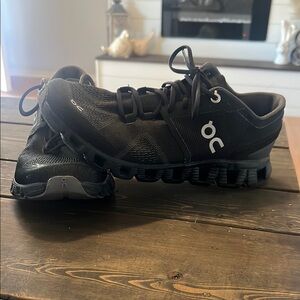 On Running Black Athletic Shoes